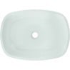 Mexen Araks Glaswaschbecken Aufsatzwaschbecken 54 x 39 cm, weiß - 24155430