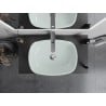 Mexen Araks Glaswaschbecken Aufsatzwaschbecken 54 x 39 cm, weiß - 24155430