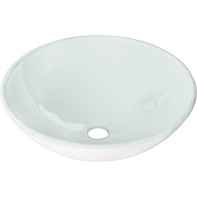 Mexen Mira Glas-Waschtischschale 42 x 42 cm, weiß - 24124230