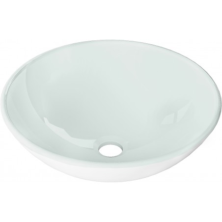 Mexen Mira Glas-Waschtischschale 42 x 42 cm, weiß - 24124230