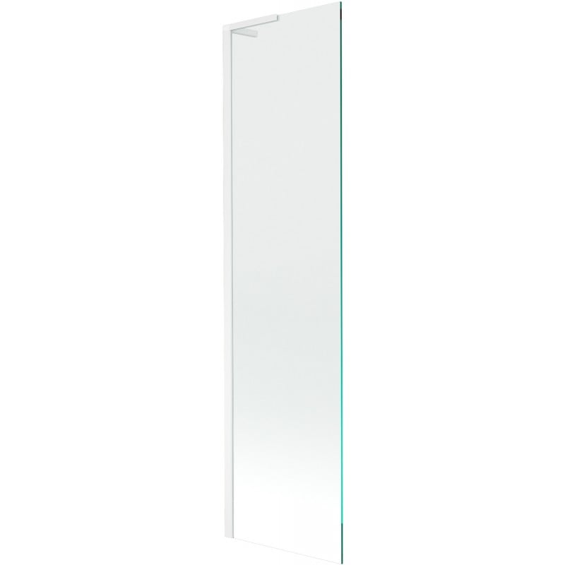 Mexen Next L 1-flügelige Badewannenabtrennung 50 x 150 cm, transparent, weiß - 895-050-000-03-00-20