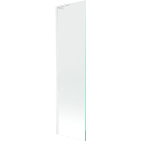 Mexen Next L 1-flügelige Badewannenabtrennung 50 x 150 cm, transparent, weiß - 895-050-000-03-00-20