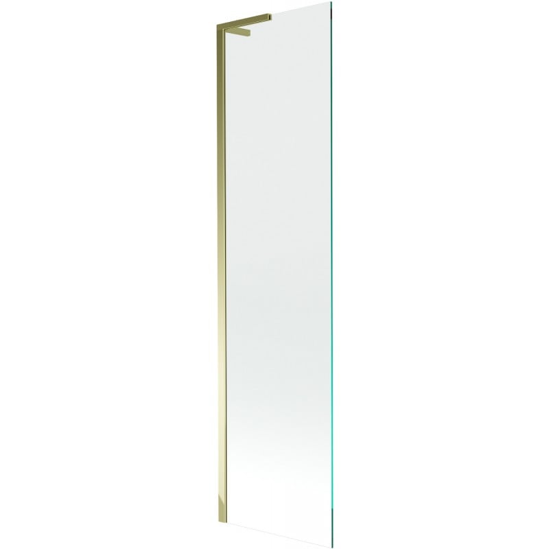 Mexen Next L Duschabtrennung 1-flügelig 50 x 150 cm, transparent, gold - 895-050-000-03-00-50