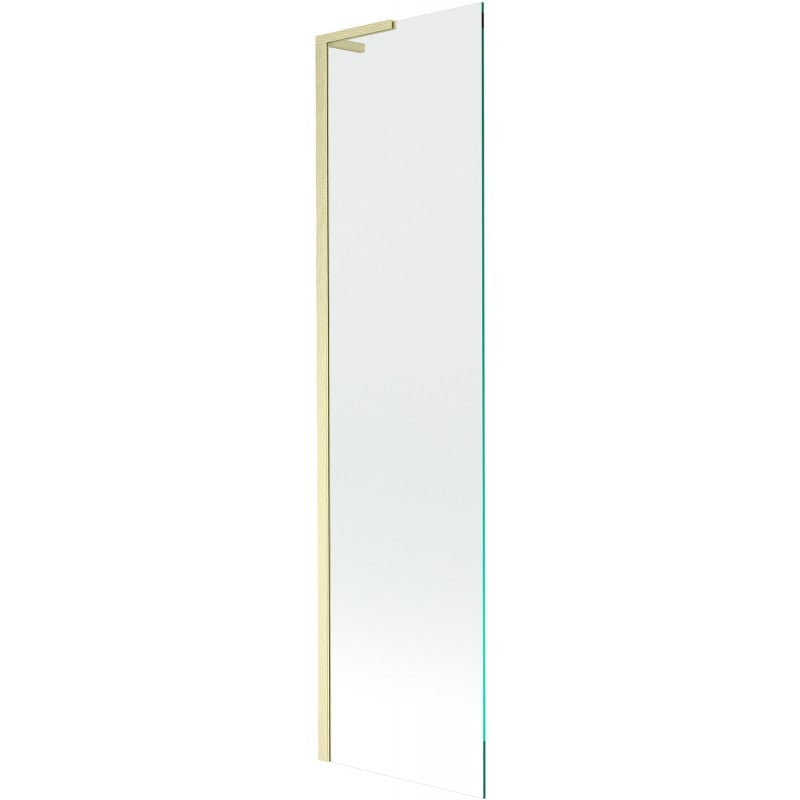 Mexen Next L Badewannenfaltwand 1-flügelig 50 x 150 cm, transparent, gold gebürstet - 895-050-000-03-00-55