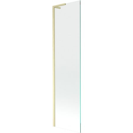 Mexen Next L Badewannenfaltwand 1-flügelig 50 x 150 cm, transparent, gold gebürstet - 895-050-000-03-00-55