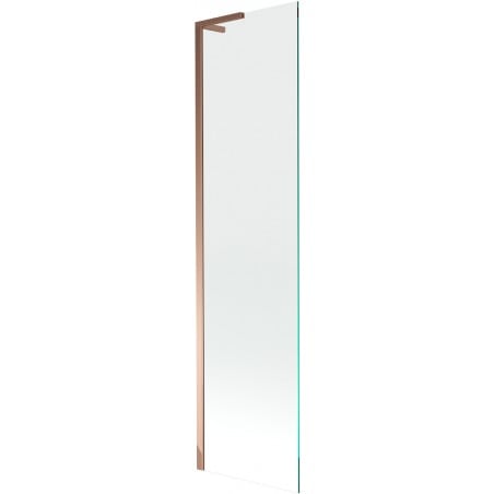 Mexen Next L Badewannen-Faltwand 1-flügelig 50 x 150 cm, transparent, Roségold - 895-050-000-03-00-60