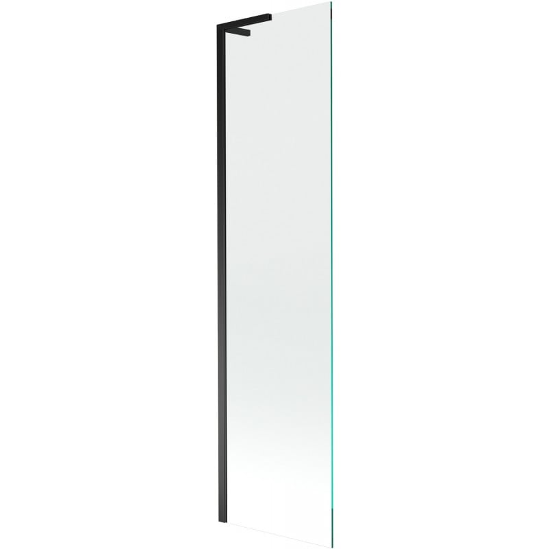 Mexen Next L Badewannenfaltwand 1-flügelig 50 x 150 cm, transparent, schwarz - 895-050-000-03-00-70