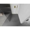 Mexen Kioto L Duschwand Walk-in 80 x 200 cm, Streifen, Gold - 800-080-103-50-09