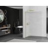 Mexen Kioto L Duschwand Walk-in 80 x 200 cm, Streifen, Gold - 800-080-103-50-09