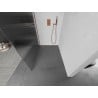 Mexen Kioto L Duschwand Walk-in 70 x 200 cm, Streifen, Roségold - 800-070-103-60-09