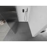 Mexen Kioto L Duschwand Walk-in 100 x 200 cm, Streifen, gun gray gebürstet - 800-100-103-66-09