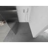 Mexen Kioto L Duschwand Walk-in 90 x 200 cm, Streifen, gebürstetes Nickel - 800-090-103-97-09