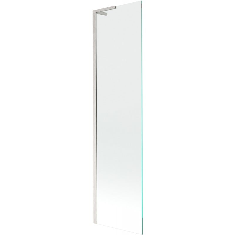 Mexen Next L Badewannenfaltwand 1-flügelig 50 x 150 cm, transparent, gebürsteter Nickel - 895-050-000-03-00-97