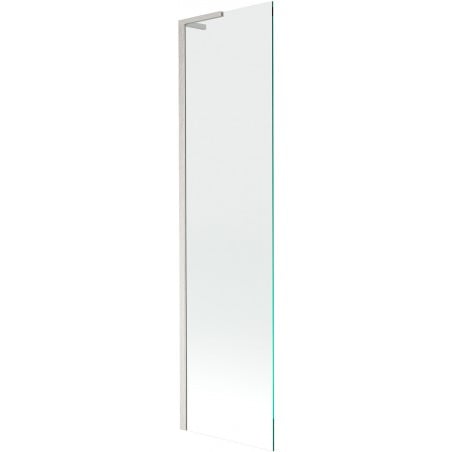Mexen Next L Badewannenfaltwand 1-flügelig 50 x 150 cm, transparent, gebürsteter Nickel - 895-050-000-03-00-97
