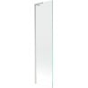 Mexen Next L Badewannenfaltwand 1-flügelig 50 x 150 cm, transparent, gebürsteter Nickel - 895-050-000-03-00-97