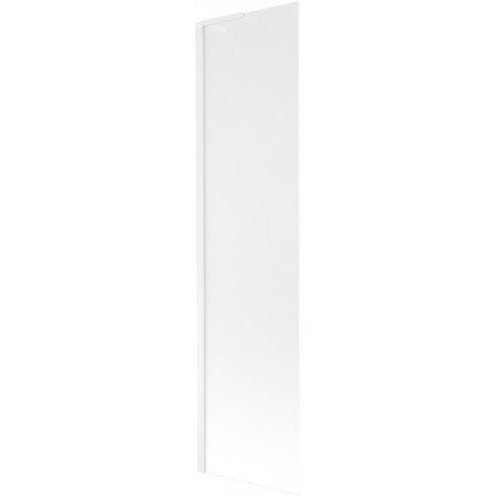 Mexen Next L Badewannen-Abtrennung 1-flügelig 50 x 150 cm, matt, weiß - 895-050-000-03-30-20