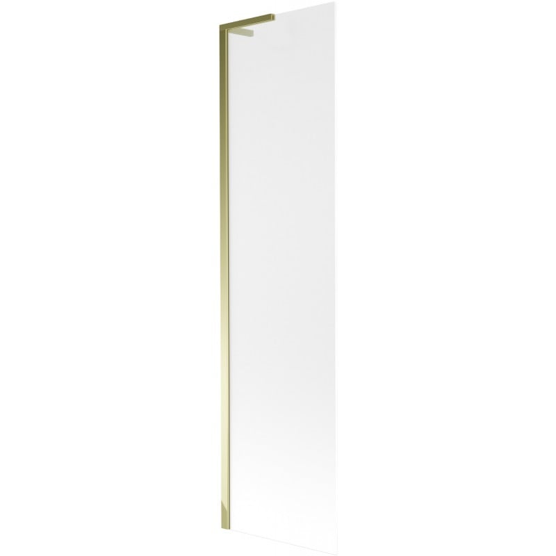 Mexen Next L Badewannenfaltwand 1-flügelig 50 x 150 cm, mattiert, gold - 895-050-000-03-30-50