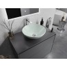 Mexen Mira Glaswaschbecken Aufsatzwaschbecken 42 x 42 cm, weiß - 24124230