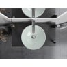Mexen Mira Glaswaschbecken Aufsatzwaschbecken 42 x 42 cm, weiß - 24124230
