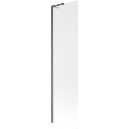 Mexen Next L Badewannenabtrennung 1-flügelig 50 x 150 cm, matt, gebürstetes Gun Gray - 895-050-000-03-30-66