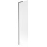 Mexen Next L Badewannenabtrennung 1-flügelig 50 x 150 cm, matt, gebürstetes Gun Gray - 895-050-000-03-30-66
