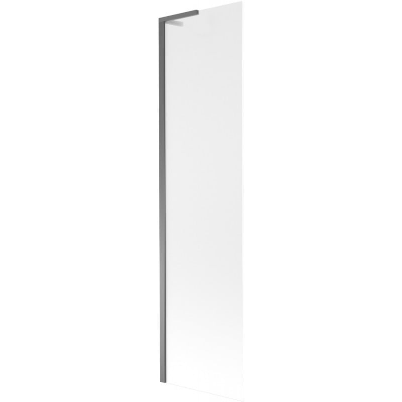 Mexen Next L Badewannenfaltwand 1-flügelig 50 x 150 cm, Milchglas, Gun Metal - 895-050-000-03-30-95