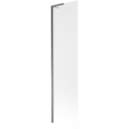 Mexen Next L Badewannenfaltwand 1-flügelig 50 x 150 cm, Milchglas, Gun Metal - 895-050-000-03-30-95