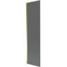 Mexen Next L Badewannenwand 1-flügelig 50 x 150 cm, Graphit, Gold - 895-050-000-03-40-50