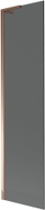 Mexen Next L Duschabtrennung 1-flügelig 50 x 150 cm, grafit, Roségold - 895-050-000-03-40-60