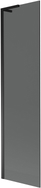Mexen Next L Badewannenfaltwand 1-flügelig 50 x 150 cm, Graphit, Schwarz - 895-050-000-03-40-70