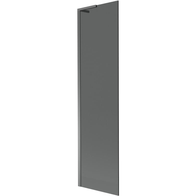 Mexen Next L Badewannenfaltwand 1-flügelig 50 x 150 cm, Graphit, Gun Metal - 895-050-000-03-40-95