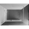 Mexen Kioto+ Duschwand mit Ablage Walk-in 90 x 200 cm, transparent/matt, weiß - 800-090-121-20-35