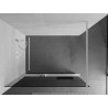 Mexen Kioto+ Duschwand mit Regal Walk-in 130 x 200 cm, graphit, weiß - 800-130-121-20-40