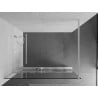 Mexen Kioto+ Duschwand mit Regal Walk-in 70 x 200 cm, weißes Muster, weiß - 800-070-121-20-85