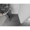 Mexen Kioto+ Duschwand mit Regal Walk-in 90 x 200 cm, weißes Muster, weiß - 800-090-121-20-85