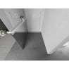 Mexen Kioto+ Duschwand mit Regal Walk-in 110 x 200 cm, Spiegel, weiß - 800-110-121-20-50