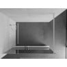 Mexen Kioto+ Duschwand mit Regal Walk-in 130 x 200 cm, Spiegel, weiß - 800-130-121-20-50