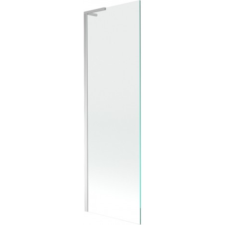 Mexen Next L Badewannen-Faltschirm 1-flügel 60 x 150 cm, transparent, Chrom - 895-060-000-03-00-01