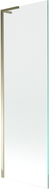 Mexen Next L 1-flügelige Duschabtrennung 60 x 150 cm, transparent, gold - 895-060-000-03-00-50