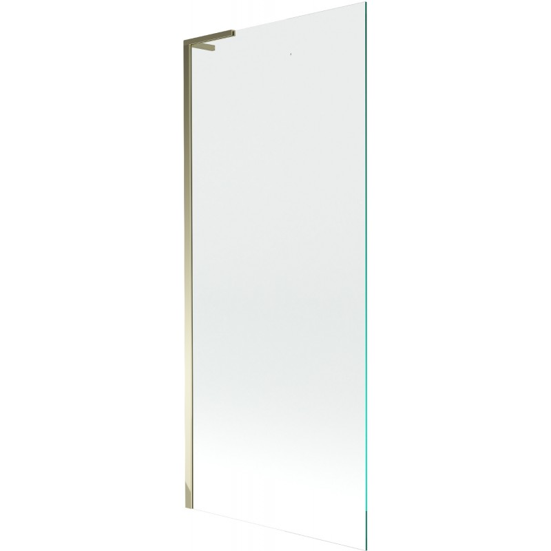 Mexen Next L 1-flügelige Duschwand 80 x 150 cm, transparent, gold - 895-080-000-03-00-50