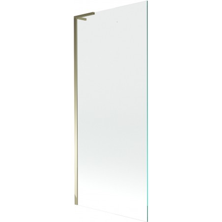 Mexen Next L 1-flügelige Duschwand 80 x 150 cm, transparent, gold - 895-080-000-03-00-50