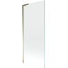Mexen Next L 1-flügelige Duschwand 80 x 150 cm, transparent, gold - 895-080-000-03-00-50
