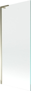 Mexen Next L 1-flügelige Duschwand 80 x 150 cm, transparent, gold - 895-080-000-03-00-50