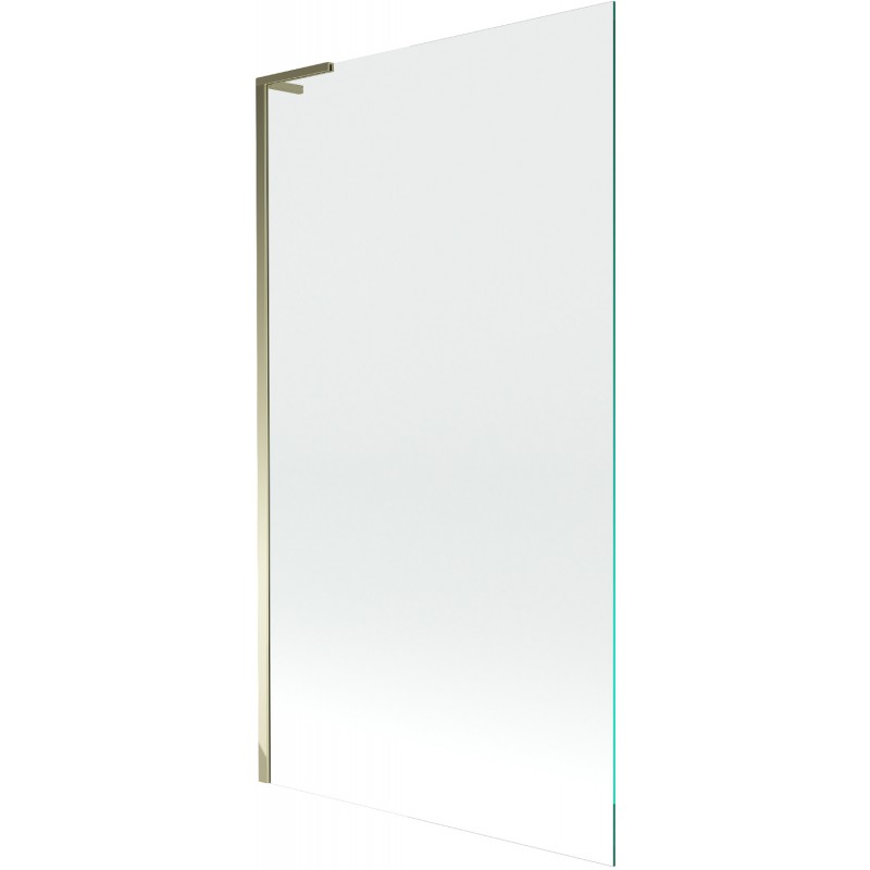Mexen Next L Duschwand 1-flügelig 100 x 150 cm, transparent, golden - 895-100-000-03-00-50
