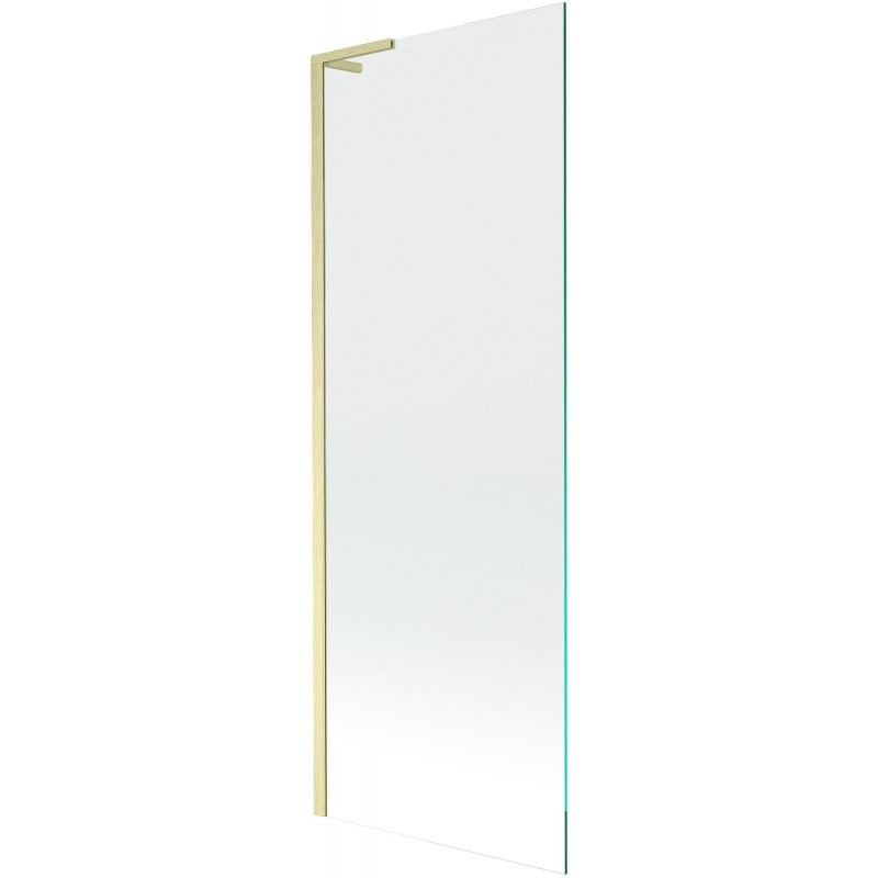 Mexen Next L Badewannenwand 1-flügelig 70 x 150 cm, transparent, gebürstetes Gold - 895-070-000-03-00-55
