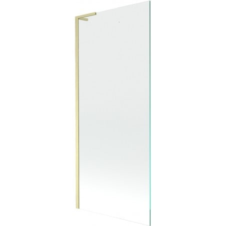 Mexen Next L Badewannen-Faltwand 1-teilig 80 x 150 cm, transparent, gold gebürstet - 895-080-000-03-00-55