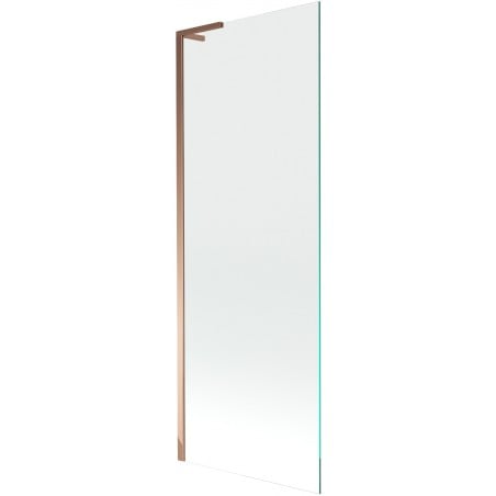 Mexen Next L Badewannenwand 1-flügelig 70 x 150 cm, transparent, Roségold - 895-070-000-03-00-60