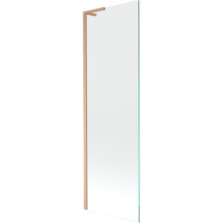 Mexen Next L Badewannenfaltwand 1-flügelig 60 x 150 cm, transparent, gebürstetes Kupfer - 895-060-000-03-00-65
