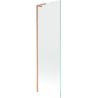 Mexen Next L Badewannenfaltwand 1-flügelig 60 x 150 cm, transparent, gebürstetes Kupfer - 895-060-000-03-00-65