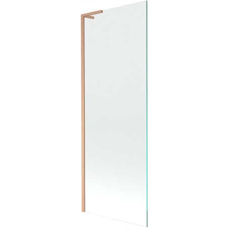 Mexen Next L Wannenschirm 1-flügelig 70 x 150 cm, transparent, gebürstetes Kupfer - 895-070-000-03-00-65